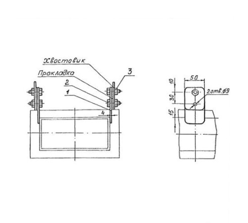Подвески судовых трубопроводов Тип 3 в Бобруйске