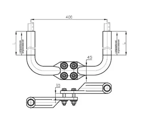 Аппаратные зажимы типа 2А4А в Бобруйске для ЛЭП