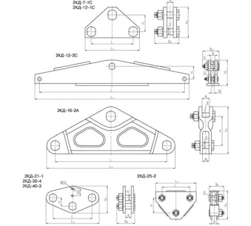 Коромысла типа 2К для ЛЭП в Бобруйске с доставкой по Беларуси