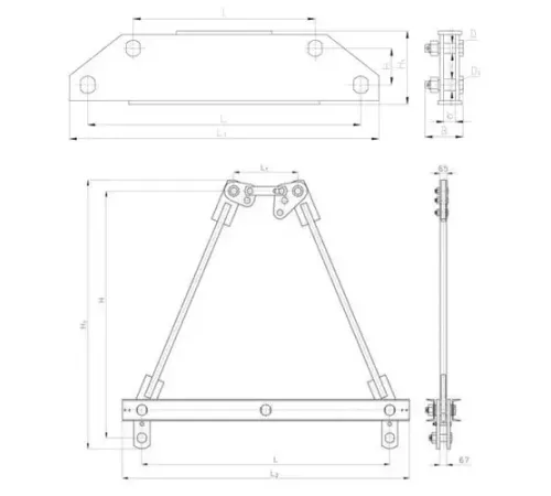 Коромысла типа 2КД2 в Бобруйске для воздушных ЛЭП