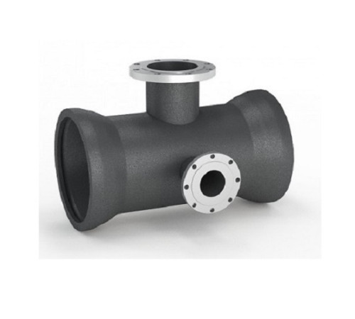 Тройники раструб-фланец с пожарной подставкой чугунные в Бобруйске