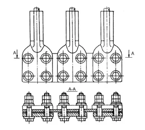 Аппаратные зажимы типа 3А4А в Бобруйске для ЛЭП