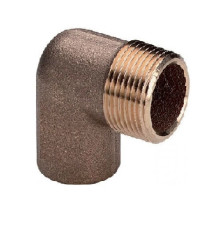 Медные угловые переходы с наружной резьбой