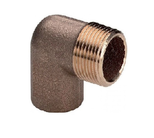 Медные угловые переходы с наружной резьбой в Бобруйске