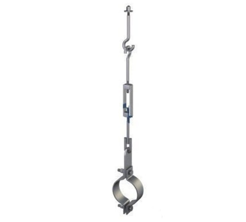 Подвески одной трубы на тяге в Бобруйске для трубопроводов