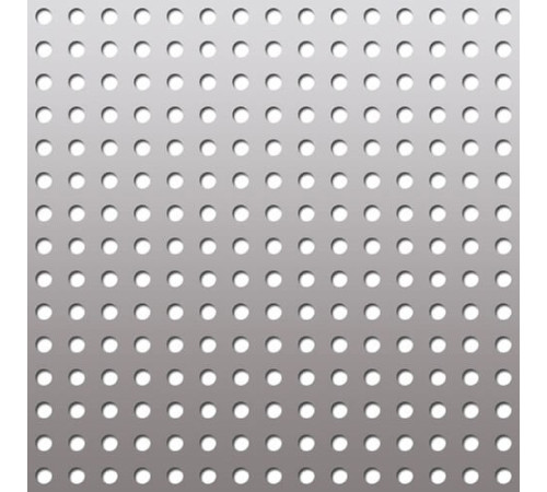 Перфорированные листы RV с круглыми отверстиями 1х2 м в Бобруйске