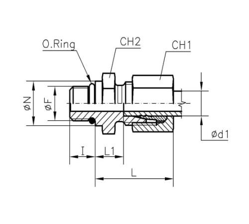 Штуцеры ввертные UNF с уплотнением в Бобруйске