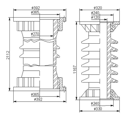 Армированные покрышки ПВМО для выключателей в Бобруйске
