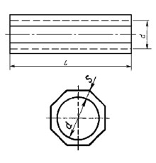 Дренажные керамические трубы с восьмигранной наружной поверхностью