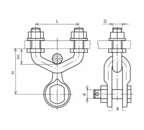 Узлы крепления типа КГП для ЛЭП в Бобруйске