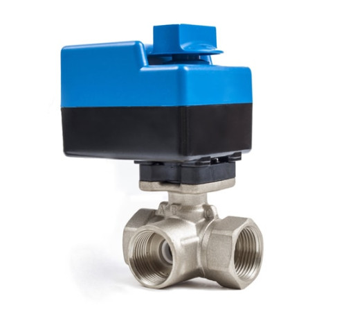 Трехходовые шаровые муфтовые краны с приводом в Бобруйске