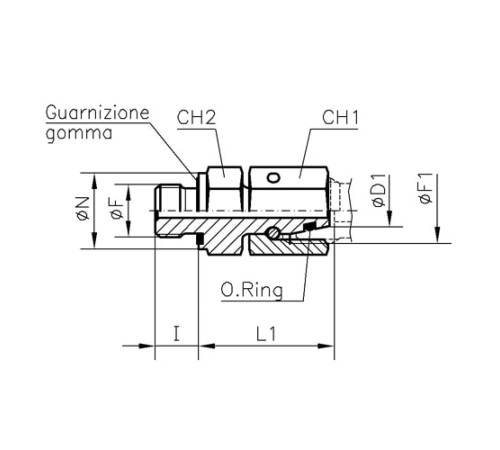 Штуцеры ввертные с уплотнением TN426 M в Бобруйске