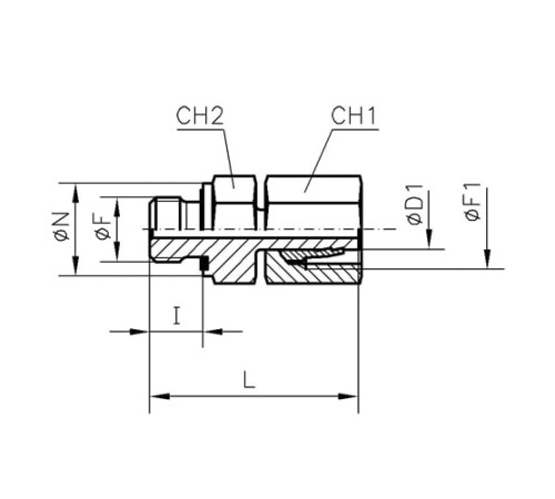 Штуцеры ввертные с уплотнением TN126 GG-M в Бобруйске