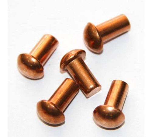 Медные заклепки с полукруглой головкой в Бобруйске