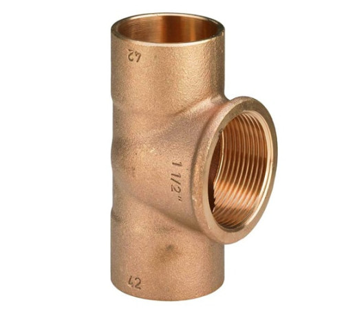 Медные резьбовые тройники в Бобруйске для трубопроводов