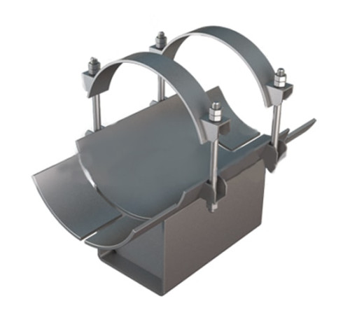 Неподвижные хомутовые опоры в Бобруйске для трубопроводов