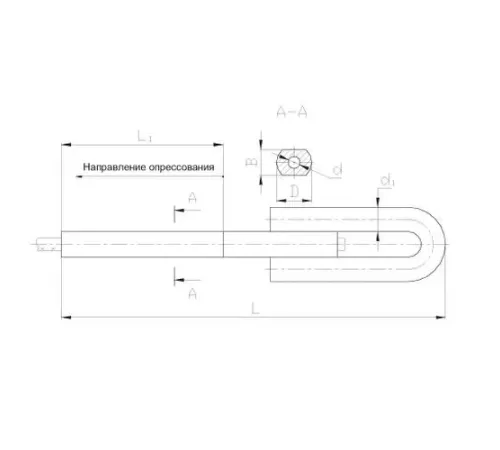 Натяжные прессуемые зажимы типа НС в Бобруйске