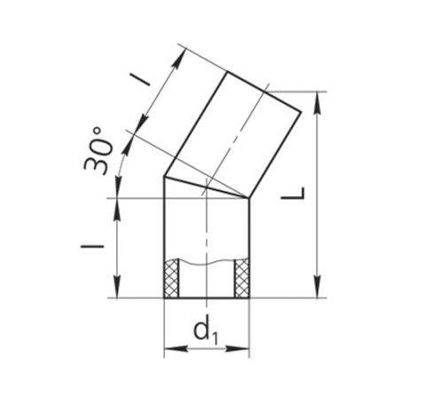 Оболочки на теплоизоляционные отводы 30° в Бобруйске
