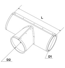 Оболочки на теплоизоляционные равнопроходные тройники
