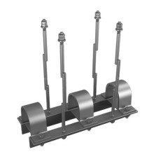 Однорядная подвеска с прерывистым основанием и двумя тягами