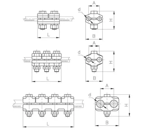 Плашечные зажимы типа ПА для ЛЭП в Бобруйске