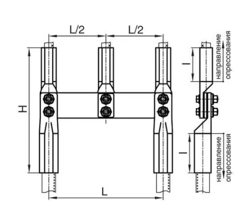Переходные зажимы ППР для ЛЭП в Бобруйске и Беларуси