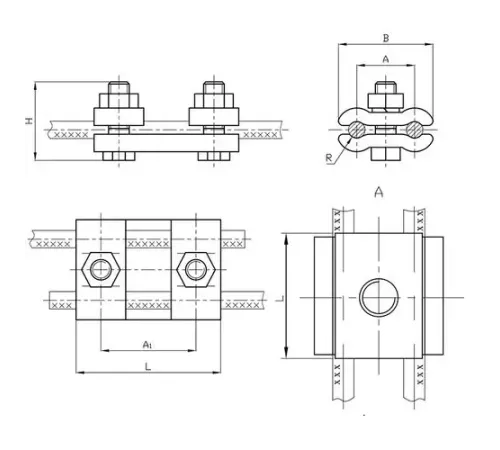 Плашечные зажимы типа ПС для ЛЭП в Бобруйске
