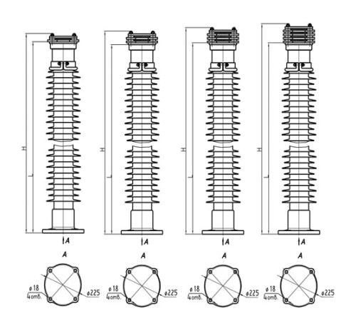 Шинные опоры ШО 110-132 кВ в Бобруйске для юрлиц