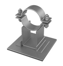 Скользящая направляющая хомутовая опора трубопроводов ТЭС и АЭС