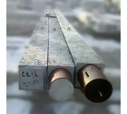 Сваи квадратного сечения с круглой полостью в Бобруйске