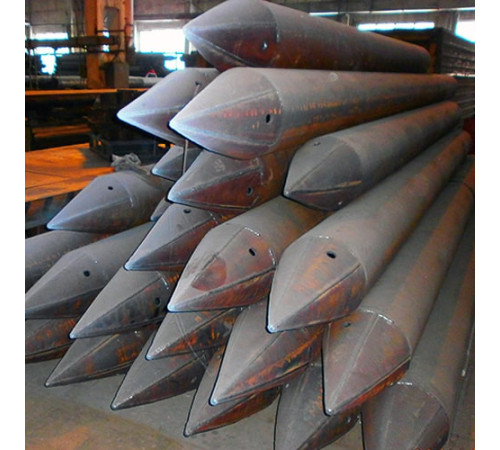 Конические стальные забивные сваи в Бобруйске и Беларуси