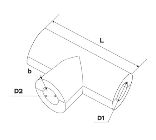 Теплоизоляционные равнопроходные тройки в Бобруйске