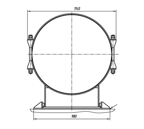 Опоры ТПР.14.05.00.000 в Бобруйске для трубопроводов