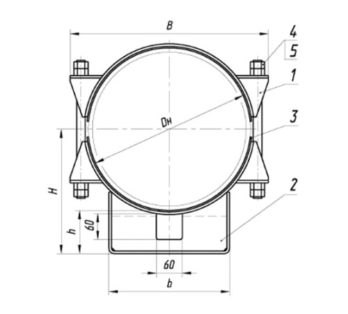 Опоры ТПР.14.45.00.000 в Бобруйске для трубопроводов