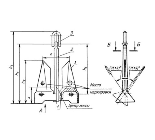 Якоря повышенной держащей силы в Бобруйске для судостроения