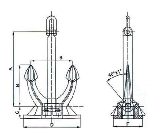 Якоря Spek для судостроения в Бобруйске и Беларуси