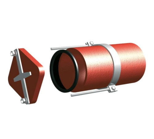 Безраструбные заглушки с прижимными скобами в Бобруйске