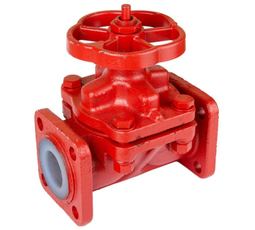 Запорные мембранные футерованные вентили-клапаны в Бобруйске