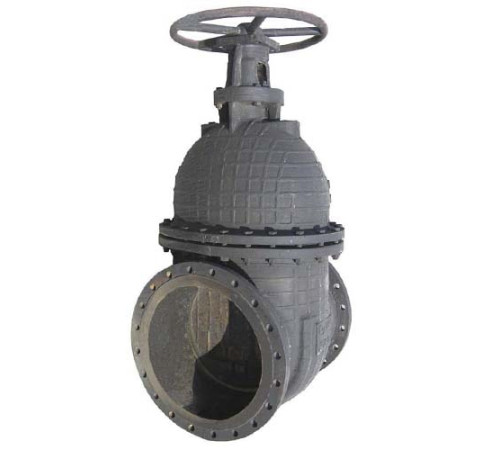 Задвижки клиновые чугунные фланцевые с редуктором в Бобруйске